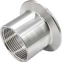 Beduan 1.5" Tri Clamp to 1-1/2" NPT Female Stainless Steel Sanitary Fitting Home Brew Connector (Ferrule OD 50.5mm)