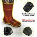 TIDEWE 600G Hunting Chest Waders Waterproof for Women Camo 8