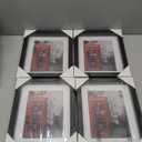 9x11 Picture Frame Set of 4 Black for Wall Hanging or Tabletop, Wall Mounting Horizontally or Vertically, 9 x 11 Wall Gallery Poster Photo Frames for 9 by 11 Photo,4 Pack, Black