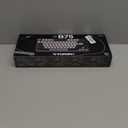 YUNZII B75 Mechanical Keyboard,75% Layout with Knob,Hot Swappable RGB Backlit Gasket Mounted, Creamy Typing, Double-Shot PBT Keycaps,Cherry Profile,for Win/Mac(Dark Grey, Milk V2 Linear Switch)