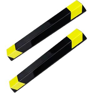 18" Heavy Duty Parking Aid for Garage, Car Parking Stopper for Garage 2 Pack, Parking Aids Protects Car, Parking Stopper Easy to Install (2 Pack 18" L x 1.25H)