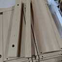 Modern 5 Drawers Dresser for Bedroom, 45" Tall Dressers & Chests of Drawers w/Curved Profile Design, Wood Mid Century Vertical Dresser w/Natural Texture for Bedroom, Living Room, Natural Oak