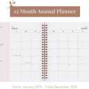 2 x Rileys & Co 2025 Deco Weekly Planner - Annual Weekly & Monthly Agenda Planner, Jan - Dec 2025, Flexible Cover, Notes Pages, Twin-Wire Binding (6 x 8-Inches, Pink)