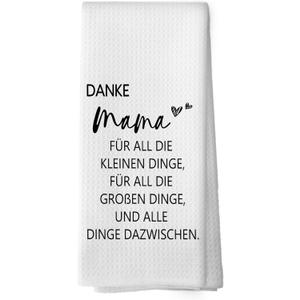 Mama Kitchen Dish Towels, Mama Gifts for Christmas Birthday, Best Mom Gifts from Kids Sons Daughters Hand Towels Kitchen Tea Towel Decorations, 16x24inch