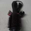 Dual Voltage Hair Dryer Brush with European Plug, Blow Dryer Brush for European Travel, 110V-120V/220V-240V Hot Air Brush and Styler Volumizer with Negative Ion Anti-frizz