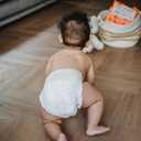 Pura Hypoallergenic Diapers, Size 2 (7-13 lbs) Totally Chlorine Free, Wetness Indicator, Suitable for Sensitive Skin, Soft Organic Cotton Comfort, Overnight, 1 Pack of 29 Baby Diapers