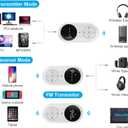 Airplane Bluetooth 5.3 Transmitter for All Headphones - Bluetooth Adapter for TV - Dual Connection- aptX Low Latency - Flying Travel,Long Flight Essentials - Wireless Audio Aux for MP3,Gym,Game,PC