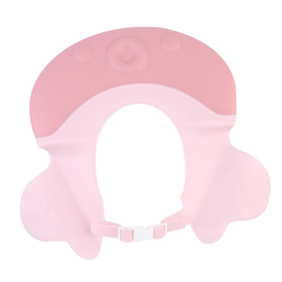 Light Pink Shampoo Cap Adorable Boy Girl Shower Hat for Bathing Practical Hair Wash Visor for Boy Girl Soft Shower Cap for and Toddlers