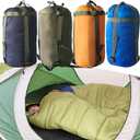 Compression Sack for Sleeping Bag, Sleeping Bag Stuff Sack Large Capacity Sleeping Bag Compression Sack Nylon Sleeping Bag Storage Sack Camping Essentials Stuff Sacks for Backpacking (Green)