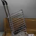 Utility Shopping Cart 2 Wheel Aluminum Folding Portable Shopping Market Grocery Basket Cart Trolley Quality Aluminum Frame Portable Grocery Cart to Save Space
