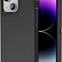 Compatible with iPhone 12 Pro Max  Phone Case, Dual Layer Shockproof Full Body Cover Military Grade Drop Protection Heavy Duty Phone Case for Women & Men (Black)