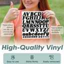 3 x 1040 Pieces 16 Sheets Alphabet and Number Stickers, 1" Self-Adhesive Vinyl Decals for Mailbox, House Number, Address Sign, Classroom, Business Use (1 Inch - Black)