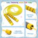 Jump Rope For Kids,Jump Rope Kids,Adjustable Soft Skipping Rope,Toddler Jump Rope With Skin-Friendly Foam Handles For Kids, Boys,Girls,Women, Men,Exercise Activity,Outdoor Fitness
