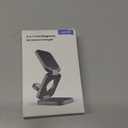 3-in-1 Wireless Charger Stand, LULULOOK 15W Magnetic Charger Wireless Fast Charging Station for iPhone 16/15/14 Series, Aluminum 5W Charger for Apple Watch, AirPods, USB-C Charging Cable Included