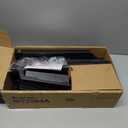 Rfiver Mobile TV Stand for 23-60 Inch LCD LED Flat/Curved Panel Screen TVs up to 88 lbs, Rolling TV Stand with Adjustable Shelf & Tilt, Portable Floor Stand on Wheels for Bedroom, Living Room, Office (Black)