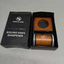 Hugo & Jude Premium Rolling Knife Sharpener - Sharpening Made Easy - Ergonomic Diamond Rolling Wheel Sharpener, 15/18/20/22 Magnetic Angles for Kitchen Knife Sharpener- Kitchen Gadgets & Gifts