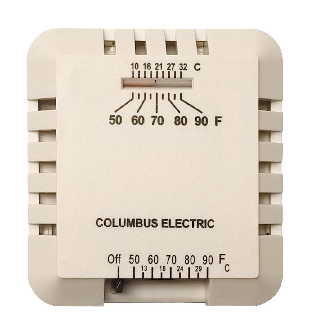 Wall Mount Thermostat, 1V, Surface