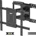 USX MOUNT 8" Sliding Design/Heavy Duty Full Motion TV Wall Mount for 32-110" TVs, Ultra-Large Dual Arm Mount for 16/18/24" Studs with Swivel,Tilt&Level/Preassembled, Max VESA 800x600 up to 165lbs