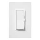 Lutron Diva C.L Dimmer Switch (1 Pack) | for Dimmable LED, Halogen and Incandescent Bulbs, Single Pole or 3 Way | DVCL-153P-WH | White