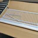 4 Pack Closet Shelves with Triangular Brackets, 4FT X 12IN Wall Mounted Wire Shelving Orgnizer for Closet,Laundry Room,Load Up to 150lb, White