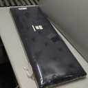 B FSOBEIIALEO Storage Ottoman Bench, Folding Tufted Ottomans with Storage, Extra Large 140L Footrest Bench for Bedroom, Luxury Velvet Fabric 43 Inches Black (43.3x15.7x15.7 inches)