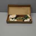 White Artificial Peonies 2 Bouquets Silk Flowers 14Heads Vintage White Fake Flowers Faux Peony Flowers for Flower Arrangements Artificial Centerpiece Home Table Dining Room Decor (Ivory White)