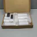 Flickering Flameless Candles Battery Operated with Remote and 2/4/6/8 H Timer Acrylic Led Pillar Candles Pack of 9 (appr D2.3"xH5.5"6.5"7.5")with Realistic 3D Wick Candles for Home Decor(White)