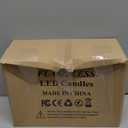 Vinkor Flameless Candles Battery Operated Candles Real Wax Pillar LED Candles with 10-Key Remote and Cycling 24 Hours Timer (4" 5" 6" 7" 8" 9")