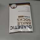 Pembrook Ankle Diabetic Socks for Women and Men - 6 Pairs | Low Cut Neuropathy Socks for Women | Smooth Toe Seams, Size M