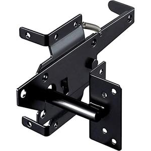skysen Carbon Steel Vinyl Wood Fence Post Mount Gate Latch (2066-cs-p)
