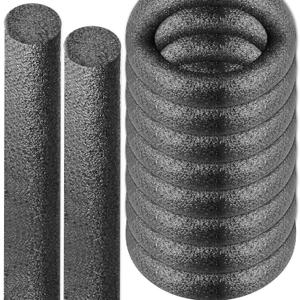 Foam Backer Rod for Gaps Concrete Crack Filler Joints Foam Gap Filler Caulk Saver Backing Rod Concrete Filler Rope (Black, 1 Inch x 10 Feet)