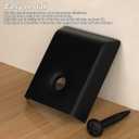 2 x Ameri RV Camper Trailer Extrusion Flat End Cap for Vinyl Trim Molding 1" Screws-10 Pack (Black)