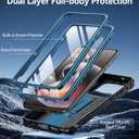FNTCASE for Motorola Moto G-Stylus-2026 Case: with [Built-in Screen Protector & Kickstand] [2 Front Frames] [Military-Grade Drop Protection] Heavy Duty Shockproof Rugged Protective Cover Blue