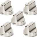 Metal W10850015 W11239985 Knobs Compatible with Whirlpool Gas Range Knobs | WFG525S0HZ1 WFG550S0HZ0 WFG525S0HZ0 WFG525S0JV0, W11032553 Range Oven Knob Replace PD00061875 4845290 AP6333411 PS12578779