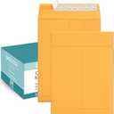 Eupako Catalog Mailing Envelopes 9x12 Brown Envelopes Self Seal 250 Pack for Organizing and Storage