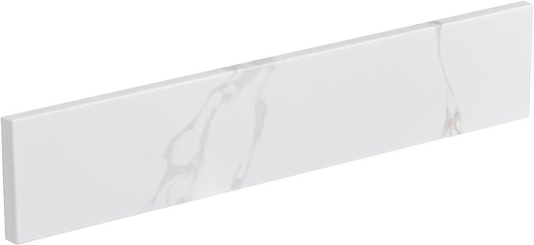 21 in. W x 4 in. H Sidesplash in Golden Calacatta, 21 Inch Universal Bathroom Vanity Sidesplashes, Quartz Side Splash for Bathroom Vanity Sink Top