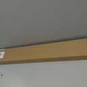 UNISHADES No Drill Blinds for Windows 1" Vinyl L-Shaped Slats Cordless Mini Blinds for Home, for Window Size 35.5" W 64" H White