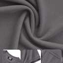 Mens Henley Shirts Casual Waffle Stretch Summer T-Shirt with Pocket (S-XXL) (Gray, S)