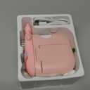 Microscope for Kids, 1000X Handheld Mini Portable Microscope with 8 Adjustable LED Lights, 2-Inch LCD Screen Pocket Microscope Camera for Toddlers-Education Christmas Birthday Gifts Toys for Girls (Pink)