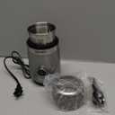 SHARDOR Adjustable Coffee Grinder Electric, Herb, Spice, Coffee Bean,Espresso Grinder with 2 Removable Stainless Steel Wet and Dry Bowl, Silver