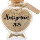 Honeymoon Sand Keepsake Jar 2025, Honeymoon Gifts for Newlywed Couple, Bride & Groom, Honeymoon Essentials, Bridal Shower Gifts, Romantic Wedding Registry, Engagement, Unique Travel Gift Ideas