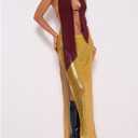 MakeMeChic Women's Cheetah Print Halter Top Y2K Tie Front Backless Club Going Out Tank Tops (L)