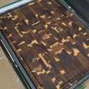 YOUSUNLONG Cutting Board XXL Large End Grain Acacia Wood Mixed With Oak - 24x18x1.5 Inch - Reversible Butcher Chopping Board With Deep Juice Groove And Handle - Cheese Board & Cooktop Board