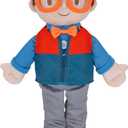 Blippi Get Ready and Play Plush - 20-inch Dress Up Plush with Sounds, Teaches Children to Tie Shoes, Button Shirts, Snap Suspenders, Zip Vest-Jacket, Roll Sleeves and Socks and More