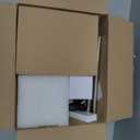 Wio-Mio Industrial Floor Lamp with Glass Shade, Modern Dimmable Floor lamp with Remote LED Bulbs, Tall Lamp for Living Room Corner, Bedroom, Office (Brushed Nickel)