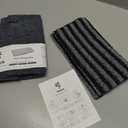 Exfoliating Shower Towel, 2026 New Rip-Resistant Exfoliating Washcloth, Premium Scrub Wash Cloth for Types Body Face All Skin (Black-A)