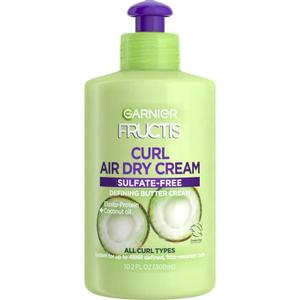 2 Pacs Garnier Hair Care Fructis Curl Nourish Shampoo, Conditioner, and Butter Cream Leave In Conditioner, For 24 Hour Frizz Control, Intense Moisture for Smoother, Frizz-Resistant Curls