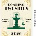 2 x 2026 Roaring Twenties Calendar Wall Calendar, Calendar with Song Lyrics, 12 Monthly Calendar Planner