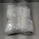 Shilucheng 4 Piece King Sheet Sets, Cooling Sheets, Blend Rayon Derived from Bamboo, Deep Pocket Up to 16", Breathable & Soft Bed Sheets, Hotel Silky Bedding Set, White