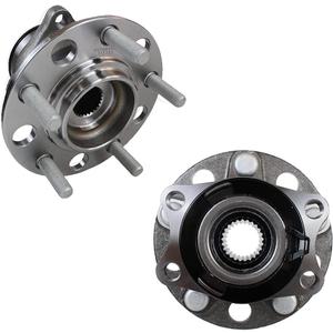 Autoround 512333 4WD/AWD Rear Wheel Bearing and Hub Assembly Compatible with Jeep Compass Patriot 2007-2017, Dodge Caliber 2007-2008 5 Lug w/ABS 2PCS